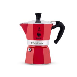moka kávovar Bialetti moka express červený, Kávovary farby , veľkosti veľkosť 3