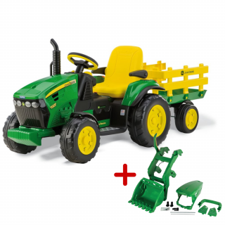 PegPerego John Deere Ground Force + Kit Predná Lyžica