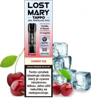 Cartridge LOST MARY TAPPO Pods 1Pack Cherry Ice 17mg (Tradiční třešňová příchuť s ledovou dochutí.)