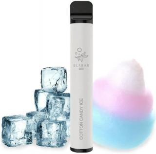 Elektronická cigareta Elf Bar 600 Cotton Candy Ice 20mg (Cukrová vata s pořádnou dávkou coolady)