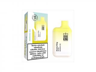 Jednorázová cigareta Aroma King AK 700 Mini - 20mg - Banana ICE (Příchuť Banana ICE se vyznačuje tolik typickými zralými žlutými banány s jemnou chutí, která s každým potažením nabývá na sladkosti)