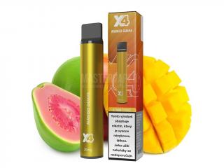 Jednorázová cigareta X4 Bar - 20mg - Mango Guava (Mango a guava)