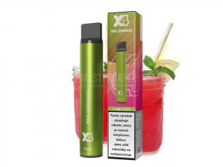 Jednorázová cigareta X4 Bar - 20mg - Pink Lemonade (Růžová limonáda)