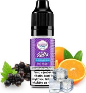 Liquid Dinner Lady Nic SALT Black Orange Crush 10ml - 20mg (Nevšední, ale vydařená. Taková je úžasná kombinace exotického pomeranče a jemně natrpklého černého rybízu s dávkou chladivého pocitu)