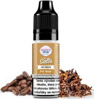 Liquid Dinner Lady Nic SALT Cafe Tobacco 10ml - 20mg (Úžasné spojení lahodné a výrazné kávy s jemným tabáčkem)