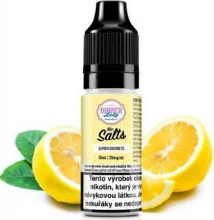 Liquid Dinner Lady Nic SALT Lemon Sherbets 10ml - 20mg (Skvělá citronová chuť plná sladkokyselých tónů je skvělý parťák pro každou příležitost!)