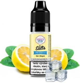 Liquid Dinner Lady Nic SALT Lemon Sherbets Ice 10ml - 20mg (Skvělá citronová chuť plná sladkokyselých tónů s dávkou coolady je přesně ten úžasný citronový sorbet, který tak milujeme)