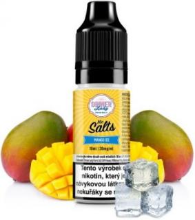 Liquid Dinner Lady Nic SALT Mango Ice 10ml - 20mg (Smetanově jemná chuť exotického manga s pořádnou dávkou coolady)