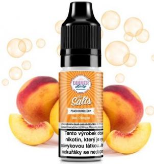 Liquid Dinner Lady Nic SALT Peach Bubblegum 10ml - 20mg (Slaďoučká chuť vyladěné broskvové žvýkačky)