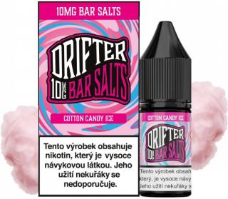 Liquid Drifter Bar Salts Cotton Candy Ice 10ml - 10mg (Cukrová vata s pořádnou dávkou ledu)