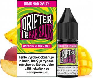 Liquid Drifter Bar Salts Pineapple Peach Mango 10ml - 10mg (Exotický mix ananasu, broskve a manga)