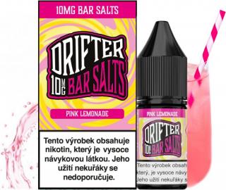 Liquid Drifter Bar Salts Pink Lemonade 10ml - 10mg (Osvěžující limonáda z červených bobulí, kterou jemně doplňuje plátek citronu)