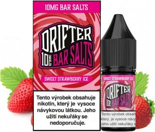 Liquid Drifter Bar Salts Sweet Strawberry Ice 10ml - 10mg (Sladké jahody s chladivým dozvukem)