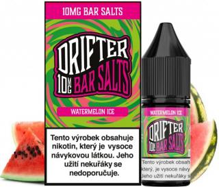 Liquid Drifter Bar Salts Watermelon Ice 10ml - 10mg (Osvěžující chuť vodního melounu)