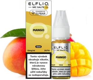 Liquid ELFLIQ Nic SALT Mango 10ml - 10mg (Zralé mango se sladkými tóny)