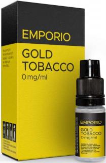 Liquid EMPORIO Gold Tobacco 10ml - 0mg (Mix jemných fermentovaných tabáků)