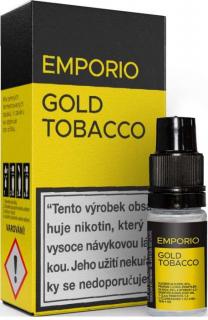 Liquid EMPORIO Gold Tobacco 10ml - 12mg (Mix jemných fermentovaných tabáků)