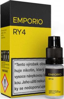 Liquid EMPORIO RY4 10ml - 12mg (Fermentovaný tabák s tóny vanilky a karamelu)