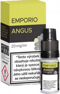 Liquid EMPORIO SALT Angus 10ml - 20mg (Neslazená tabáková chuť, ve které se mísí tóny tabáku, oříšku a kávy)