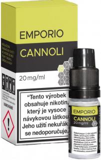 Liquid EMPORIO SALT Cannoli 10ml - 20mg (Trubička ze sladkého těsta naplněná vanilkovým krémem)