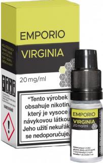 Liquid EMPORIO SALT Virginia 10ml - 20mg (Jemná chuť tabáku s ovocnými tóny)