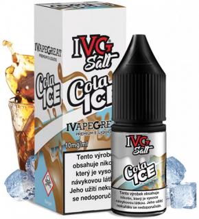 Liquid IVG SALT Cola Ice 10ml - 10mg (Vychlazená kola s kostkami ledu)