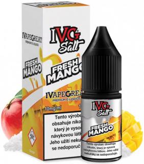 Liquid IVG SALT Fresh Mango 10ml - 10mg (Šťavnaté a osvěžující mango pro každodenní vapování)