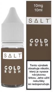 Liquid Juice Sauz SALT Gold Rush 10ml - 10mg (Tabák s podtóny koření a ořechů)