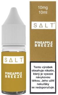 Liquid Juice Sauz SALT Pineapple Breeze 10ml - 10mg (Šťavnatý ananas s chladným mentolem)