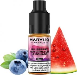 Liquid MARYLIQ Nic SALT Blueberry Watermelon Lemonade 10ml - 20mg (Osvěžující limonáda z čerstvě natrhaných borůvek a šťavnatého vodního melounu)