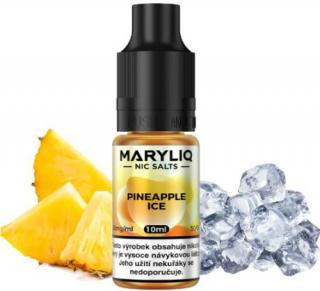 Liquid MARYLIQ Nic SALT Pineapple Ice 10ml - 20mg (Skvělá chuť sladkého ananasu s ledem)