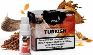 Liquid WAY to Vape 4Pack Turkish 4x10ml-0mg (Turecký kořeněný tabák, který Vám poodhalí tajemnou chuť Orientu)