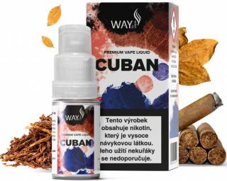 Liquid WAY to Vape Cuban 10ml-3mg