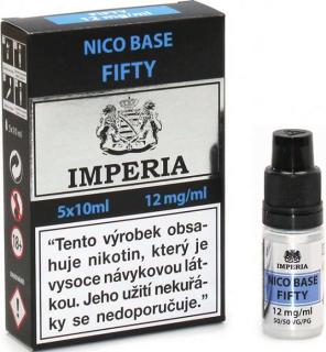 Nikotinová báze CZ IMPERIA 5x10ml PG50-VG50 12mg