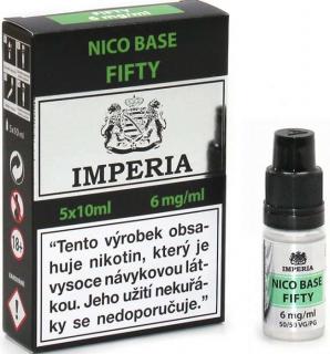 Nikotinová báze CZ IMPERIA 5x10ml PG50-VG50 6mg