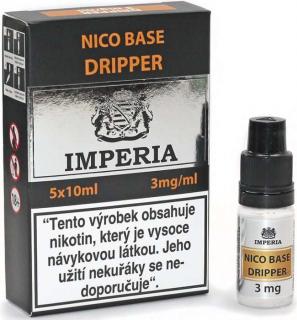 Nikotinová báze CZ IMPERIA Dripper 5x10ml PG30-VG70 3mg