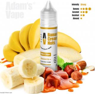 Příchuť Adam´s Vape Shake and Vape 12ml Banana Creamy Nuts (Sladké banány s krémovým karamelem a oříšky)