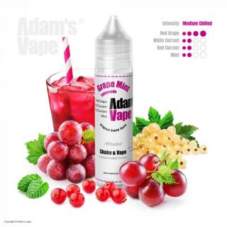 Příchuť Adam´s Vape Shake and Vape 12ml Grape Mint Lemonade (Vůně je pronikavě hroznová, s nádechem bobulového mixu)