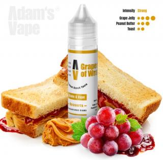 Příchuť Adam´s Vape Shake and Vape 12ml Grapes of Wrath (Toast s burákovým máslem a hroznovým jamem)