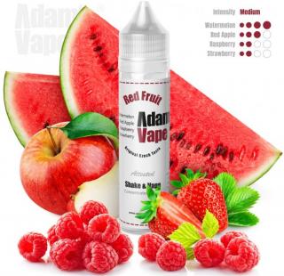 Příchuť Adam´s Vape Shake and Vape 12ml Red Fruit (Šťavnatý vodní meloun, sladké jablko, zralé jahody a čerstvě natrhané maliny)