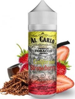 Příchuť Al Carlo Shake and Vape 15ml California Strawberry (Šťavnaté jahody s nádechem tabáku)