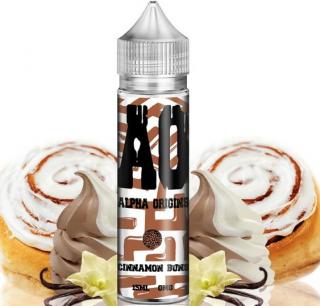 Příchuť Alpha Origins Shake and Vape 15ml Cinnamon Buns (Skořicový šnek zalitý silnou vrstvou krémové polevy)