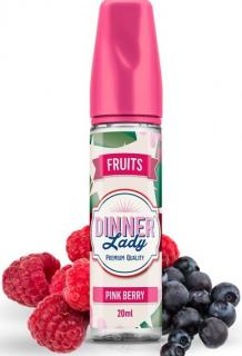 Příchuť Dinner Lady Fruits 20ml Pink Berry (Kombinace lesního ovoce - maliny a černý rybíz s lehkým citronovým nádechem)