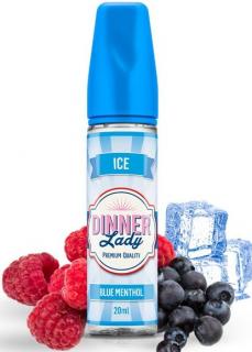 Příchuť Dinner Lady ICE 20ml Blue Menthol (Autentická chuť mentolu s jemným ovocným nádechem)