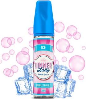 Příchuť Dinner Lady ICE 20ml Bubble Trouble Ice (Bubble Trouble Ice přináší sladké žvýkačkové mraky s chladivým dotekem)