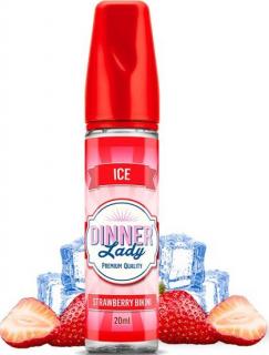 Příchuť Dinner Lady ICE 20ml Strawberry Bikini Ice (Chladivý jahodový mix s citrónovým nádechem)