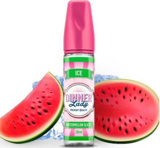 Příchuť Dinner Lady ICE 20ml Sweets Watermelon Slices Ice (Mrazivý a osvěžující mix vodního melounu ve formě šumivé limonády)