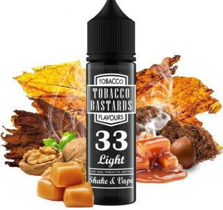 Příchuť Flavormonks Tobacco Bastards Shake and Vape 20ml No.33 Light Tobacco (Univerzální ořechová a lehce tabáková příchuť s nádechem opečeného karamelu)