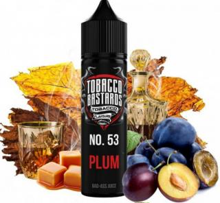 Příchuť Flavormonks Tobacco Bastards Shake and Vape 20ml No.53 Plum (Vychutnejte si delikátní směs oblíbeného No. 9 Bourbon Tobacco s vyzrálou a sladkou švestkou)