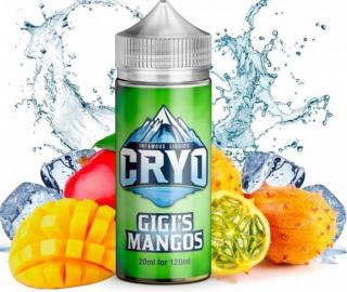 Příchuť Infamous Cryo Shake and Vape 20ml Gigi Mango (Kombinace šťavnatého manga a exotického kiwana v ledovém provedení)